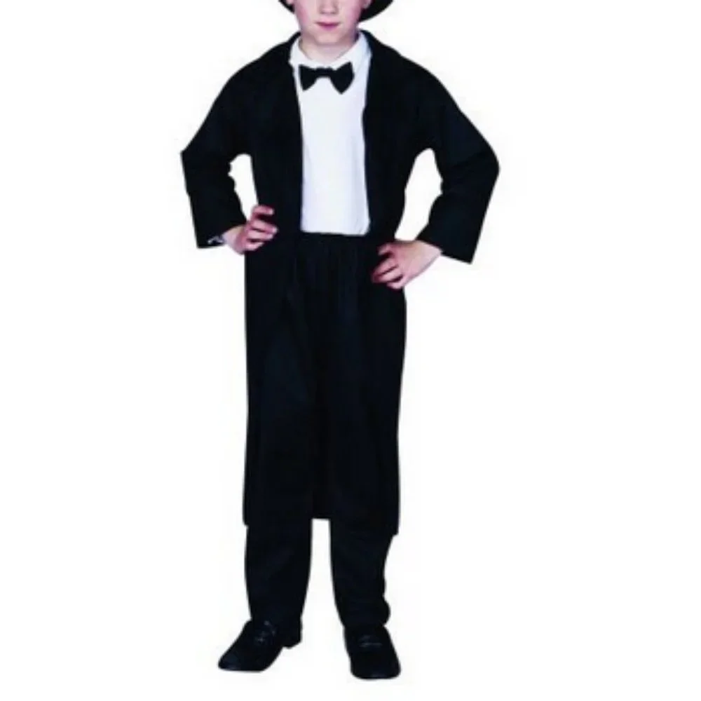 Kids President Abraham Lincoln Halloween Costume Small (4-6)